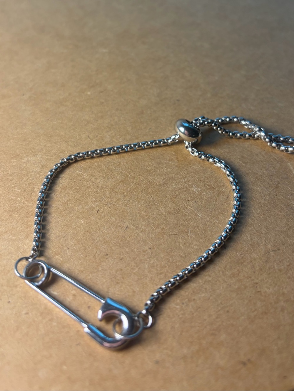 Safety Pin Bracelet - Adjustable